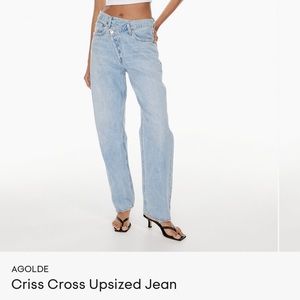 AGOLDE cross cross upsized Jean size 26